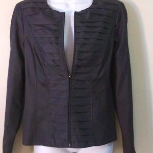 NWT Doncaster dark gray pleated jacket - size 4